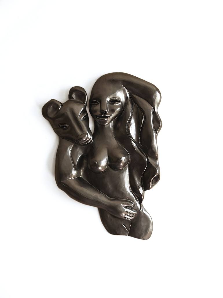 Original Figurative Nude Sculpture by Yvan Tostain