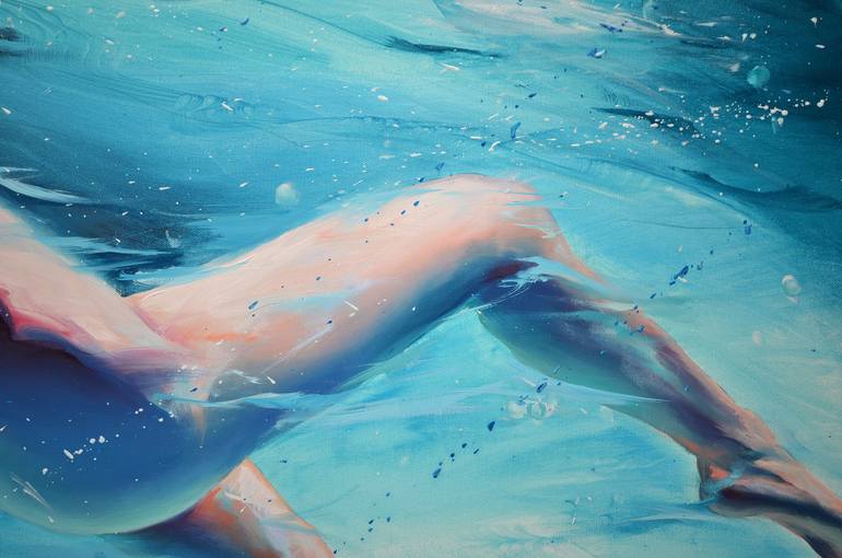 Original Figurative Nude Painting by Rafał Knop