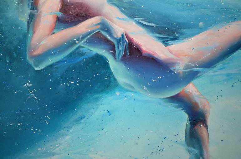Original Figurative Nude Painting by Rafał Knop