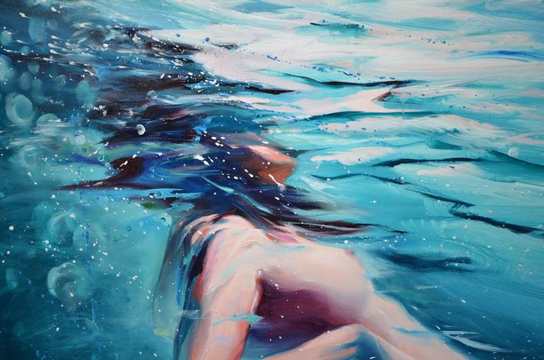 Original Figurative Nude Painting by Rafał Knop