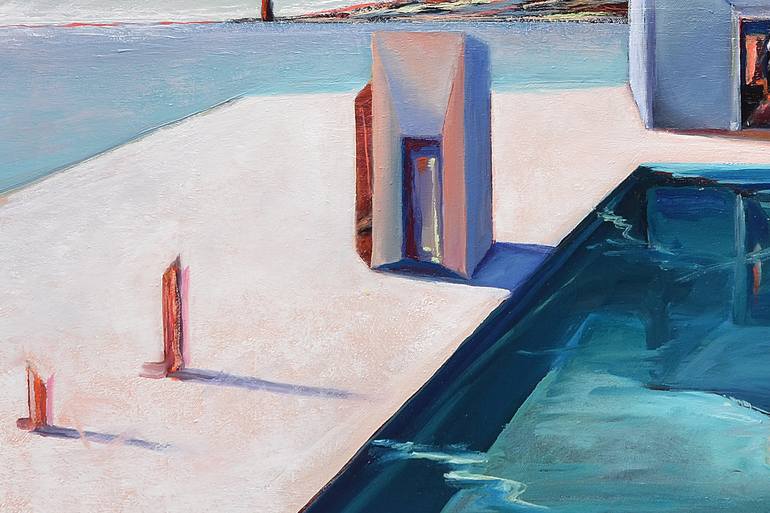 Original Realism Architecture Painting by Rafał Knop