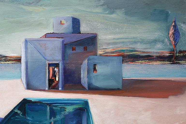 Original Realism Architecture Painting by Rafał Knop