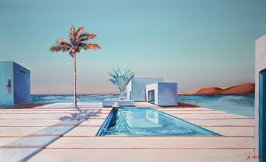 Original Realism Architecture Paintings by Rafał Knop