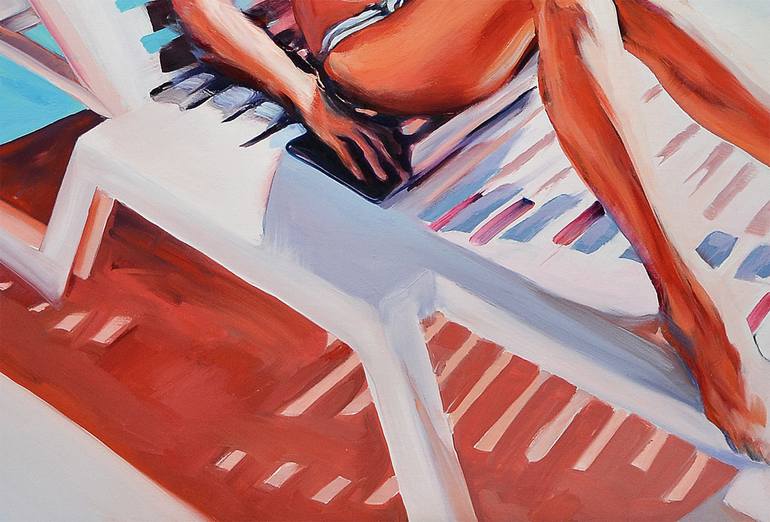 Original Figurative Women Painting by Rafał Knop