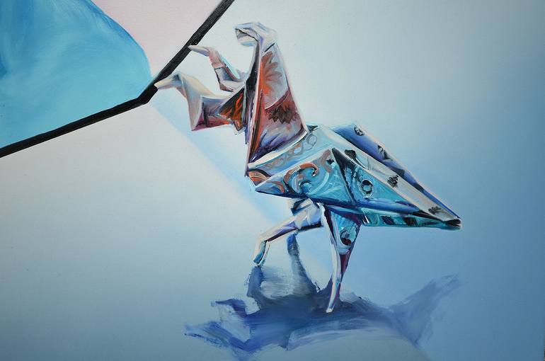 Original Figurative People Painting by Rafał Knop