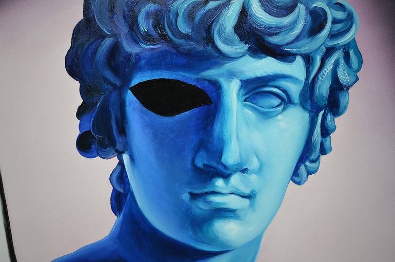 Original Figurative People Painting by Rafał Knop