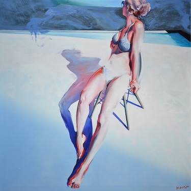 Print of Figurative Beach Paintings by Rafał Knop