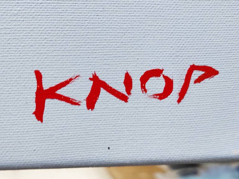 Original Figurative Beach Painting by Rafał Knop