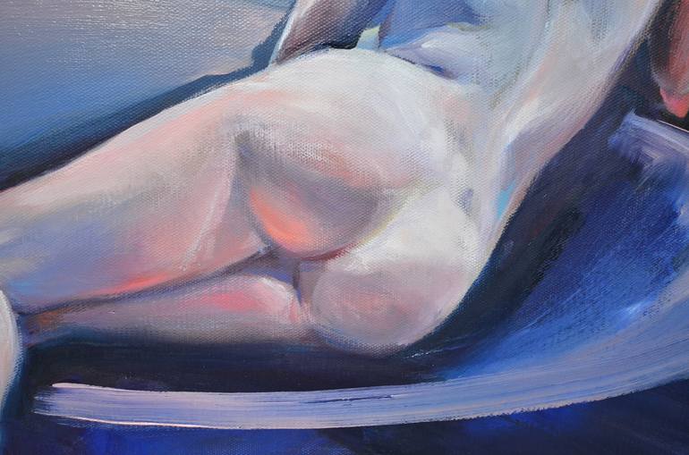 Original Figurative Nude Painting by Rafał Knop