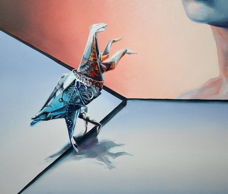 Original Illustration People Painting by Rafał Knop