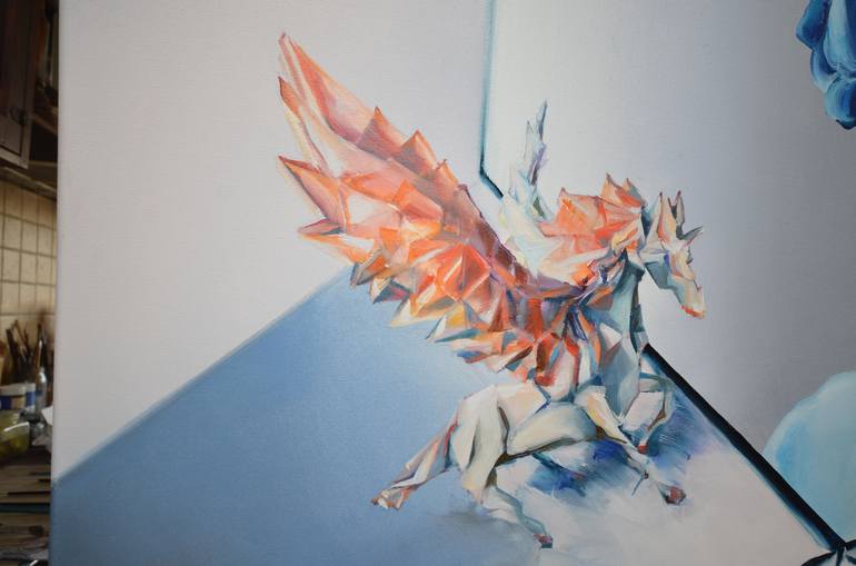 Original Illustration People Painting by Rafał Knop