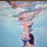 Paintings from Rafał Knop's new series "Swimming Pool" are classic-surrealistic shots depicting the beauty of the female body, fleeting moments at the pool, moments also mysterious and surprising. The painting is part of the painting cycle, begun in 2018/2020, entitled Swimming Pool.