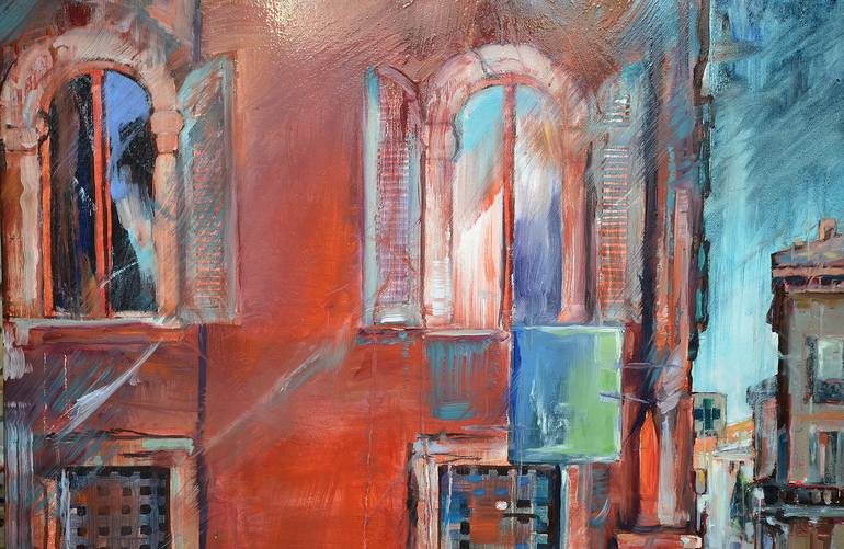 Original Realism Cities Painting by Rafał Knop
