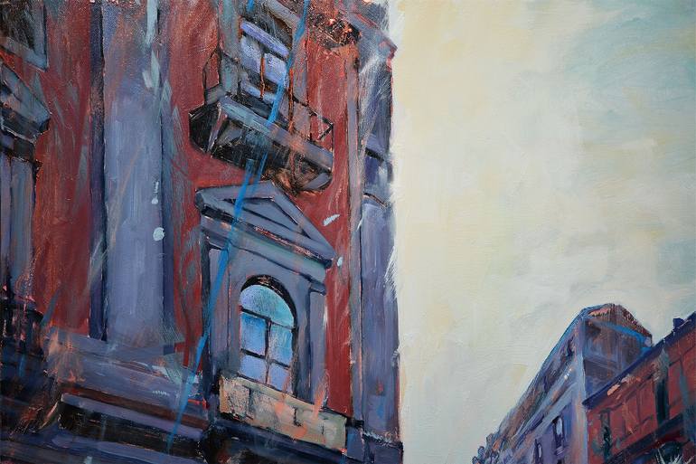 Original Realism Cities Painting by Rafał Knop