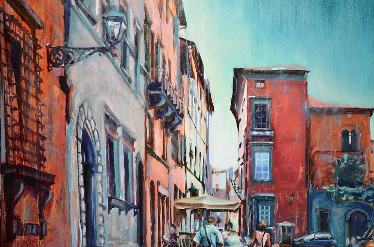 Original Realism Cities Painting by Rafał Knop