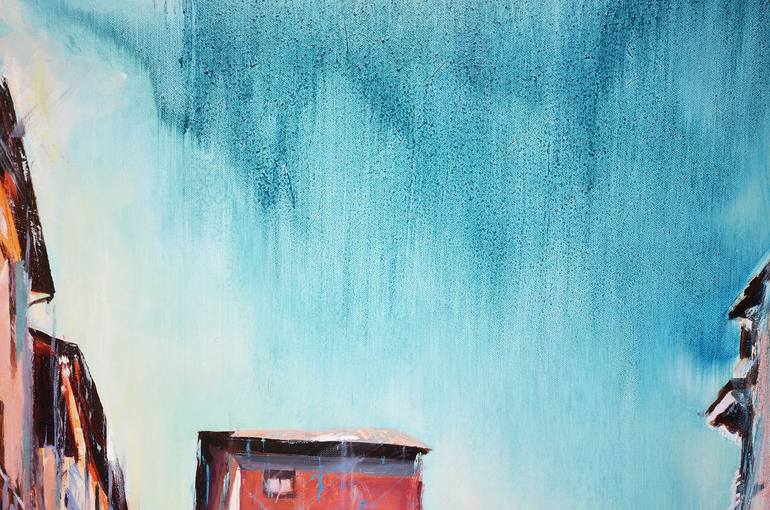Original Realism Cities Painting by Rafał Knop