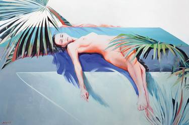 Print of Realism Nude Paintings by Rafał Knop