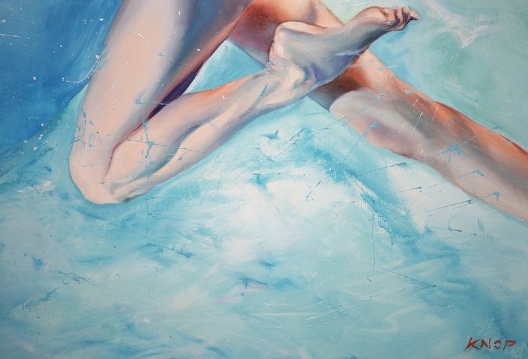 Original Nude Painting by Rafał Knop