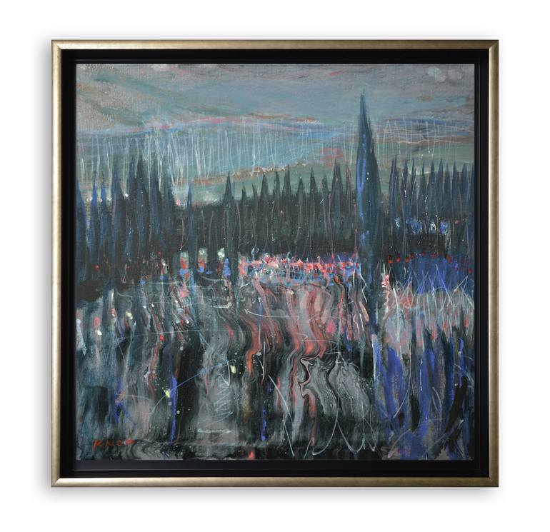Original Impressionism Landscape Painting by Rafał Knop