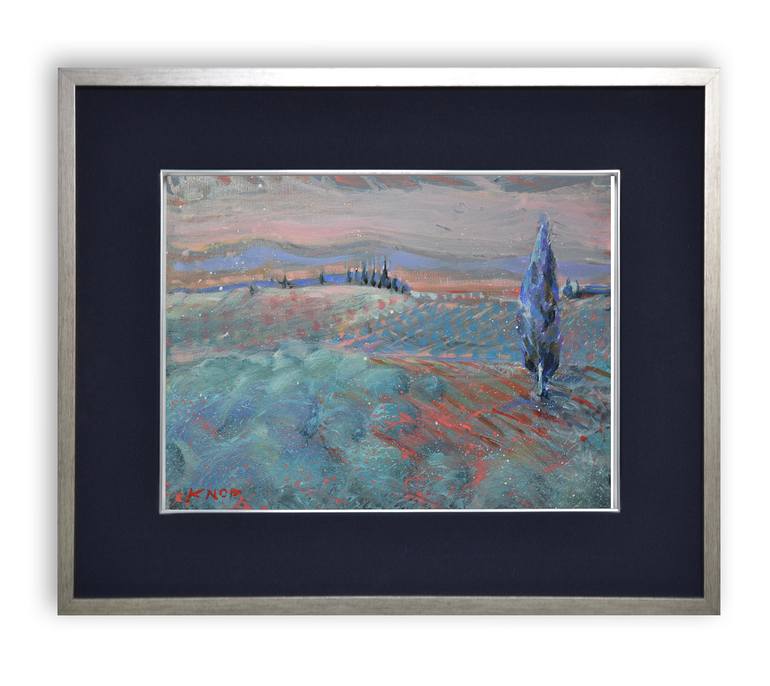 Original Impressionism Landscape Painting by Rafał Knop