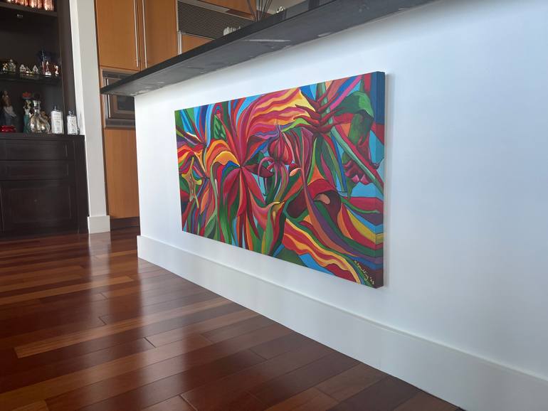 Original Abstract Expressionism Abstract Painting by Nicky Spaulding