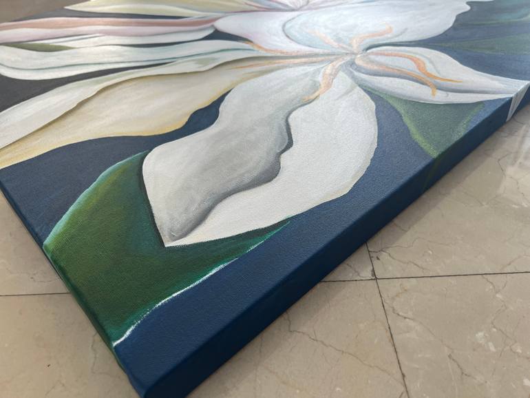 Original Contemporary Floral Painting by Nicky Spaulding