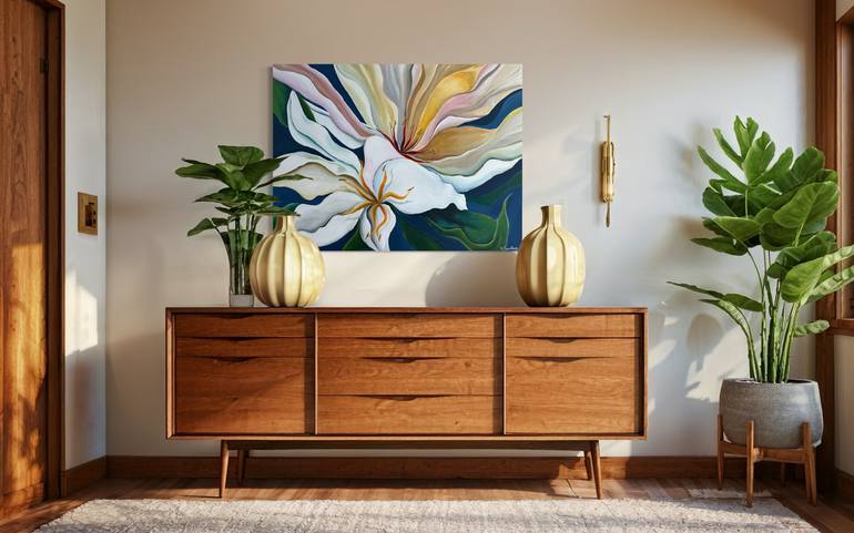 Original Contemporary Floral Painting by Nicky Spaulding