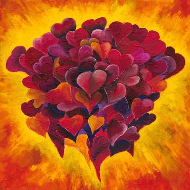 Print of Love Paintings by Nicky Spaulding