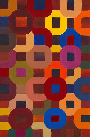 Original Geometric Paintings by Nicky Spaulding