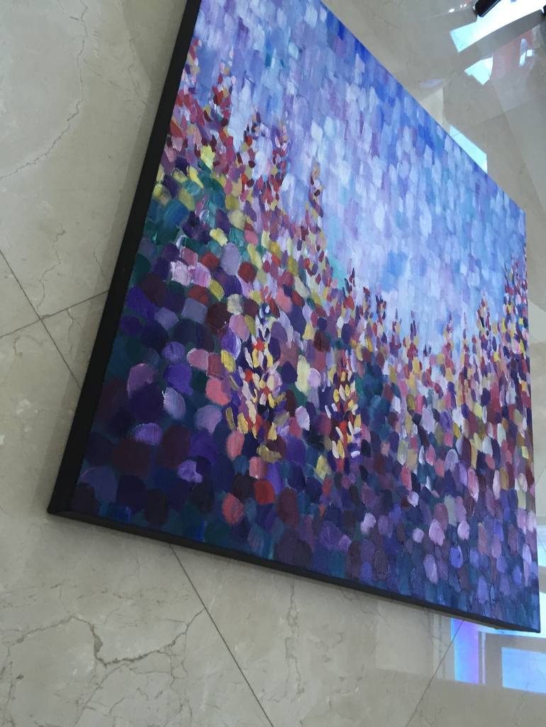 Original Abstract Expressionism Botanic Painting by Nicky Spaulding