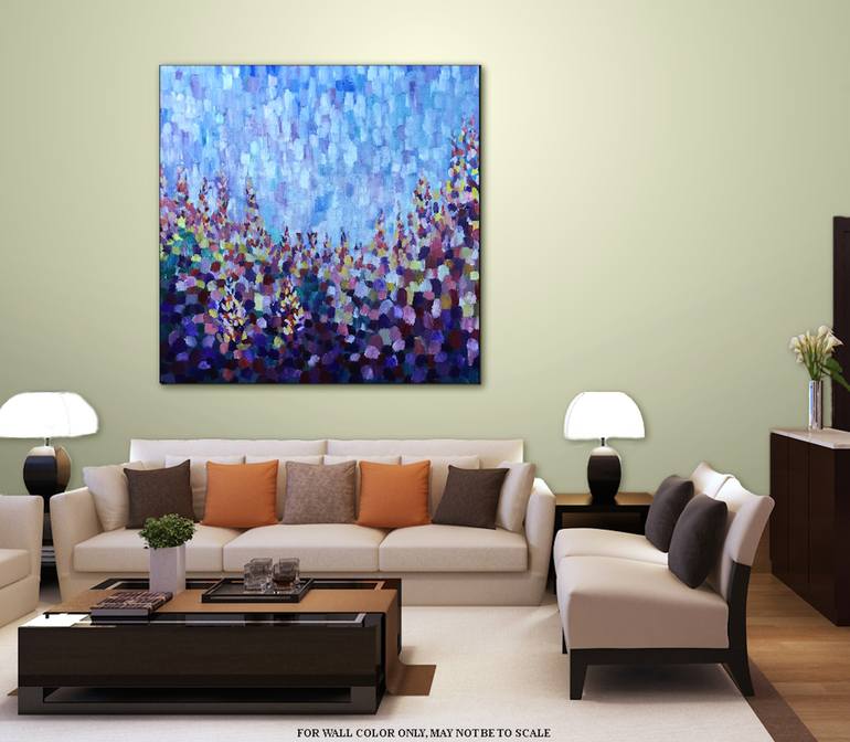 Original Abstract Expressionism Botanic Painting by Nicky Spaulding