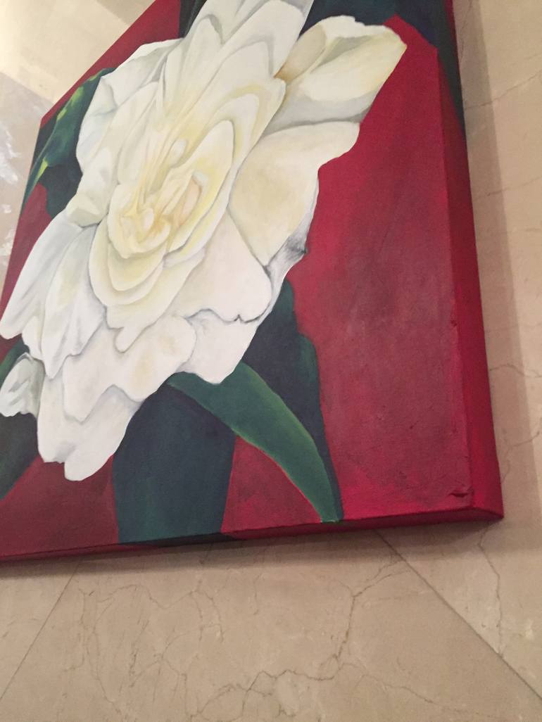 Original Floral Painting by Nicky Spaulding