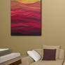TITLE: ABSTRACT SUNSET ROOM PLACEMENT