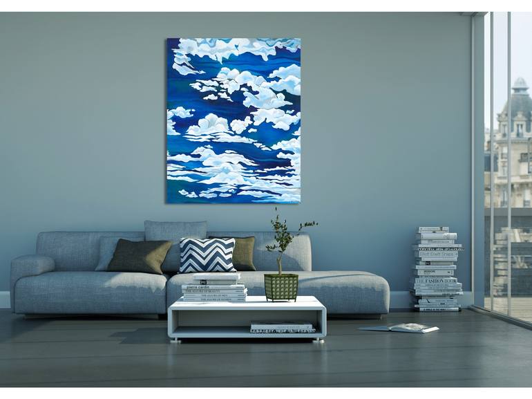 Original Conceptual Interiors Painting by Nicky Spaulding