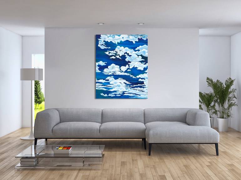 Original Conceptual Interiors Painting by Nicky Spaulding
