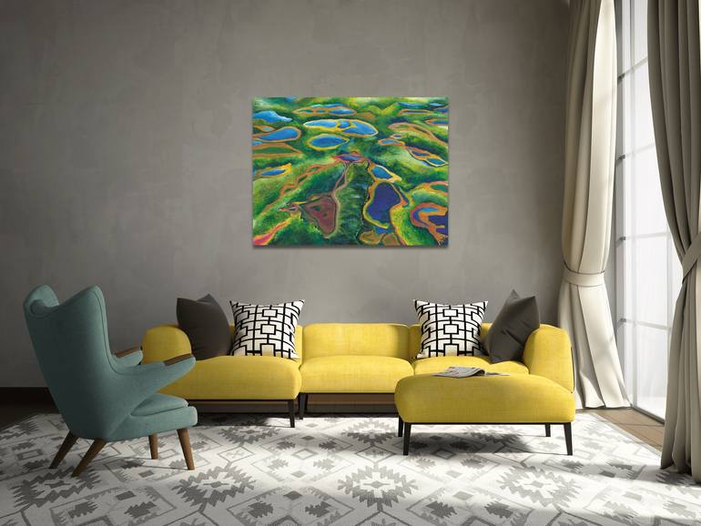 Original Abstract Expressionism Abstract Painting by Nicky Spaulding