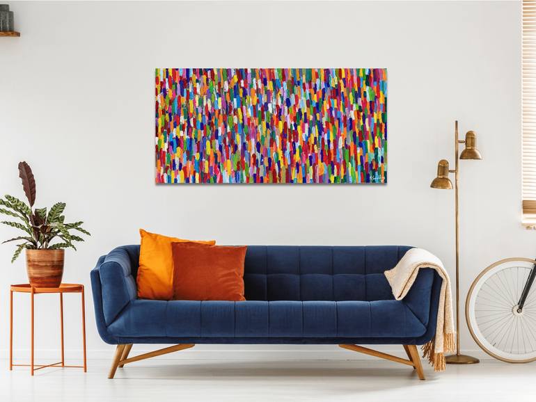 Original Abstract Expressionism Abstract Painting by Nicky Spaulding