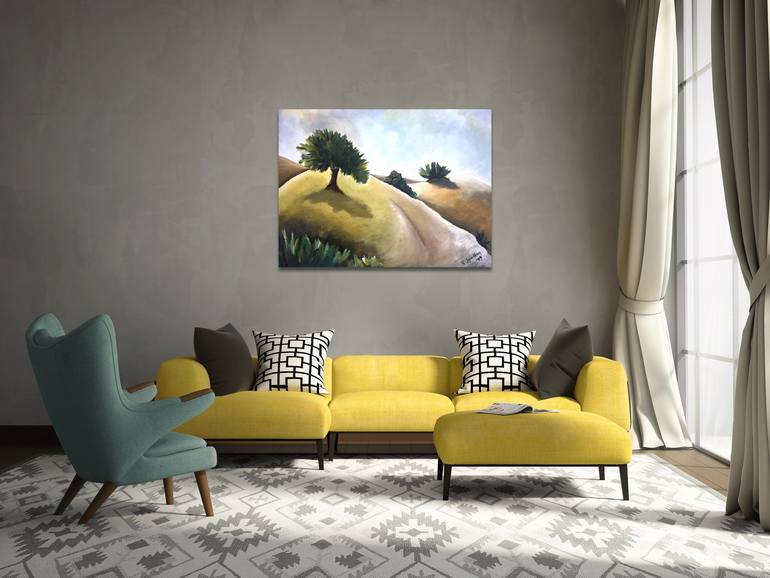 Original Expressionism Landscape Painting by Nicky Spaulding