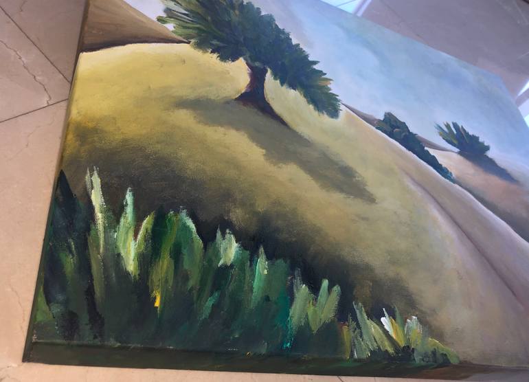 Original Expressionism Landscape Painting by Nicky Spaulding