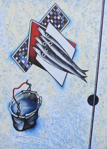 Original Fine Art Fish Paintings by Vladimir Bukiya