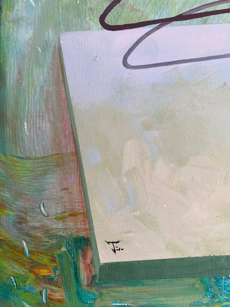 Original Abstract Painting by Edith Torony