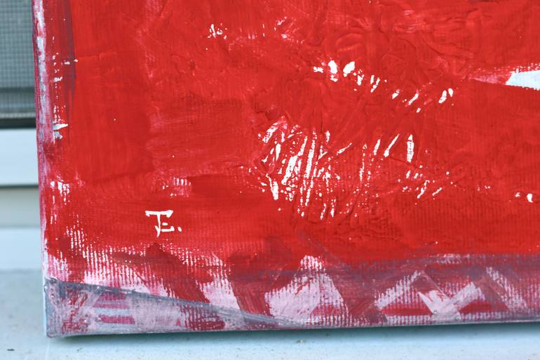 Original Surrealism Abstract Painting by Edith Torony