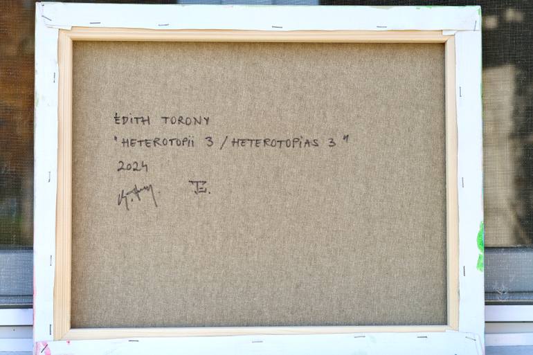 Original Surrealism Abstract Painting by Edith Torony