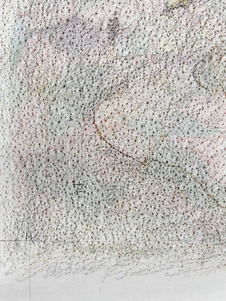 Original Surrealism Abstract Drawing by Edith Torony