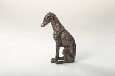 Original Figurative Dogs Sculpture by Laura Pentreath