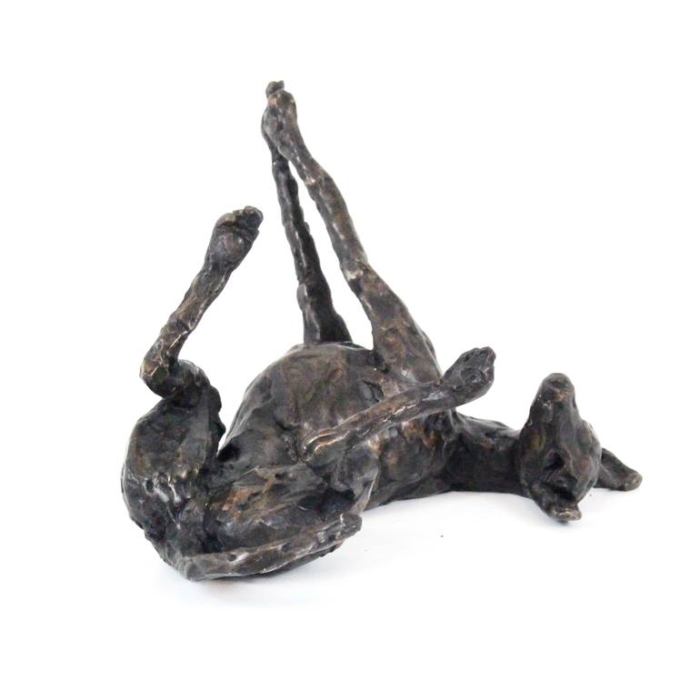 Original Figurative Dogs Sculpture by Laura Pentreath