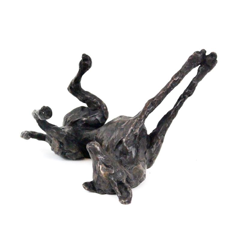 Original Figurative Dogs Sculpture by Laura Pentreath