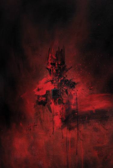 Original Illustration Mortality Painting by Scott Shellhamer