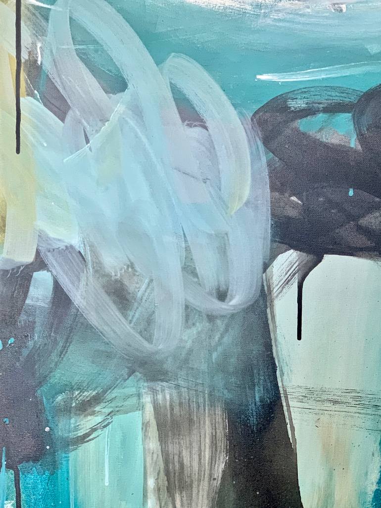 Original Abstract Expressionism Abstract Painting by Claudia Grutke