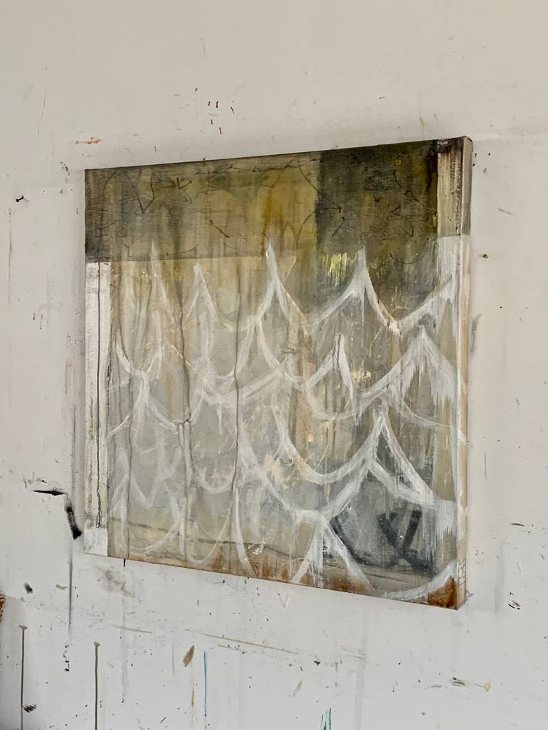 Original Abstract Expressionism Abstract Painting by Claudia Grutke